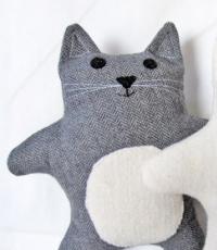 Выкройка кота из ткани: мягкие текстильные идеи для дома